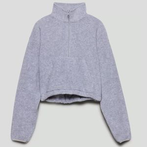 Aritzia TNA Polar 1/2 Zip Sweater